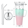 thumbnail image 3 of Vasos Térmico Bloosom  30oz Termo Taza Acero Inoxidable Botellas Agua Rosa, 3 of 4
