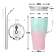 thumbnail image 3 of Vasos Térmico Bloosom  30oz Termo Taza Acero Inoxidable Botellas Agua Rosa, 3 of 4