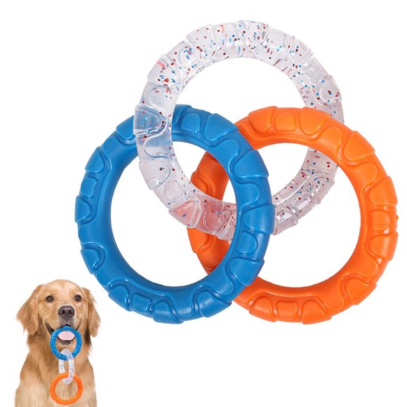 Fiudx Mordedor para Perros, Construcción Duradera de Tpr, Juguete Interactivo de Tracción En Forma de 8, Estimula La Salud Bucal, Alivia El Aburrimiento, Diseño Colorido, Seguro para Cachorros, Tamañ