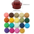 thumbnail image 4 of Feleph 1000PCS Multicolored Round Plates 1X1 Building Blocks MOC 20 Colors Pieces Bricks Dots Bulk Studs Accessories Kit Compatible with Major Brand, 4 of 7