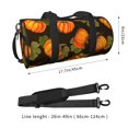 thumbnail image 4 of Haiem Orange Pumpkin Pattern Gym Bag for Women Men, Waterproof Travel Duffel Bags, Personal Item Travel Bag Weekender Bag with Shoes Compartment & Wet Pocket, 4 of 8