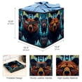 thumbnail image 3 of Bear Foldable Storage Cubes with Handle, 10.8"x10.5"x10.6", Large Capacity - Storage Basket for Clothes Storage, 3 of 6