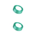 thumbnail image 3 of Kearding Cinta de papel de regalo Decoraciones Suministro de fabricación de ropa Accesorios para manualidades DIY Cintas de poliéster Pavo real de Verde Pavo Real 54 2piezas Kearding CBP273903, 3 of 6