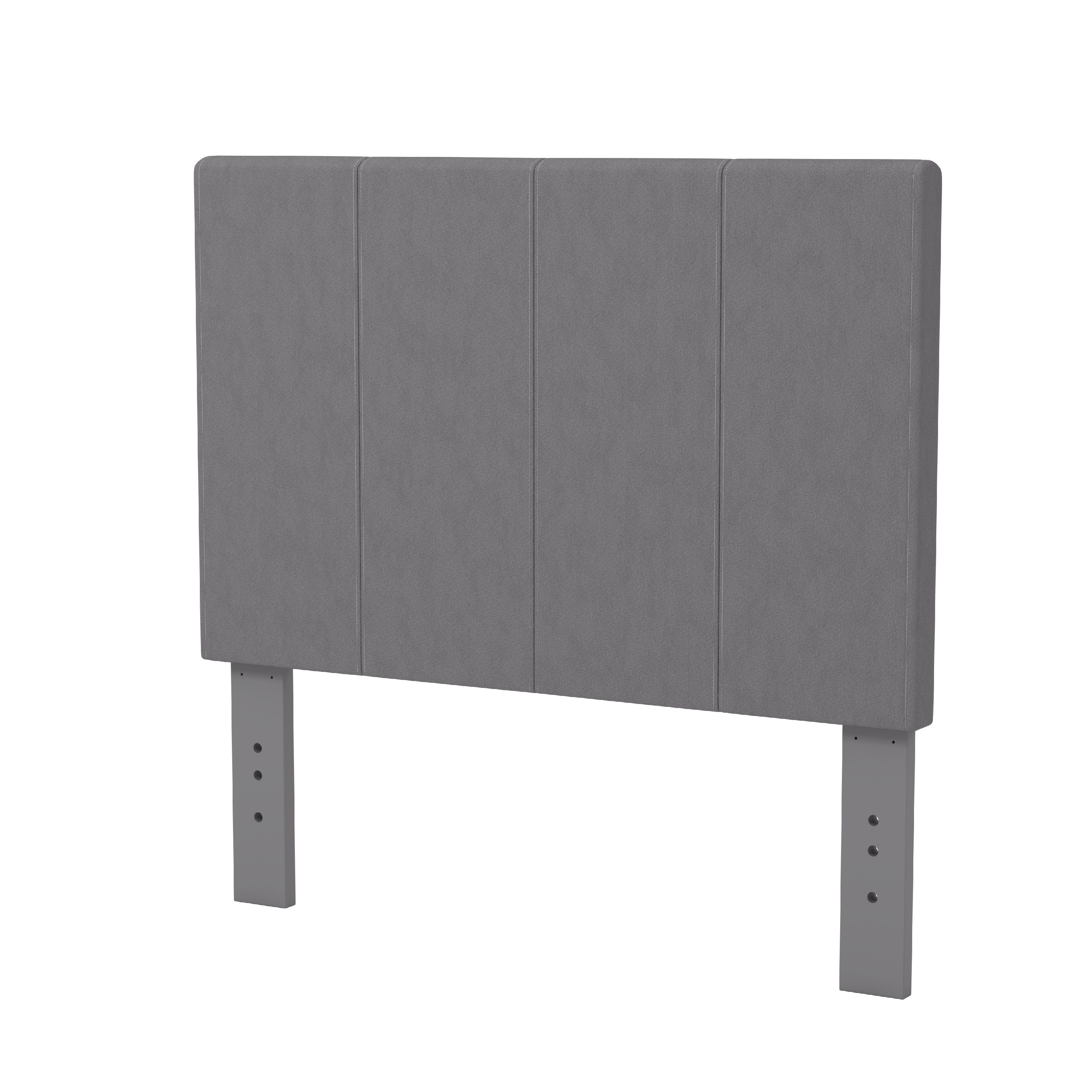 Furniture of America Mellie Fabric Headboard, Twin, Gray