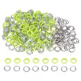 thumbnail image 1 of 200 juego ojales Unique Bargains redondos 10mm metal Neón verde, 1 of 7