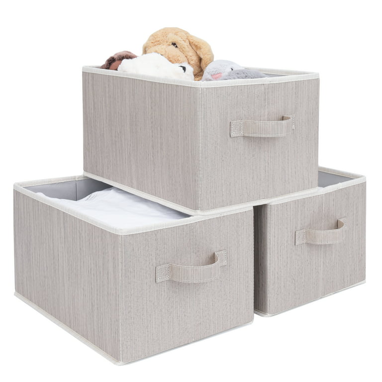 TYEERS Collapsible Storage Bins with Lids, Patchwork Design, Washable,  Fabric Storage Boxes for Organizing, 14.9x9.8x9.8 inches