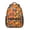 Monster Cartoon Truck, variant on Monster Cartoon Truck Orange Pattern Backpack for School, Cute School Bag with Adjustable Shoulder Straps and Padded Back, 15.3"x11"x6.7"