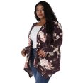 thumbnail image 4 of Cárdigan TalGrande Estampado De Leopardo Frente Abierto PaMujer Borgo3XL, 4 of 6