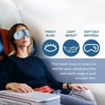 thumbnail image 5 of Antifaz de seda para dormir para hombres y mujeres, cómodo antifaz suave que funciona con cada posición de siesta, bloquea la luz, 5 of 5