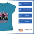thumbnail image 6 of Just a Girl Who Loves Bigfoot Women's V-Neck T-shirt Sasquatch Fan Cryptid Cute Gift Vintage Sunset Wildlife Camping Tee, 6 of 7