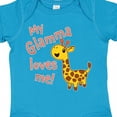 thumbnail image 4 of Inktastic My Glamma Loves Me Cute Giraffe Boys or Girls Baby Bodysuit, 4 of 5