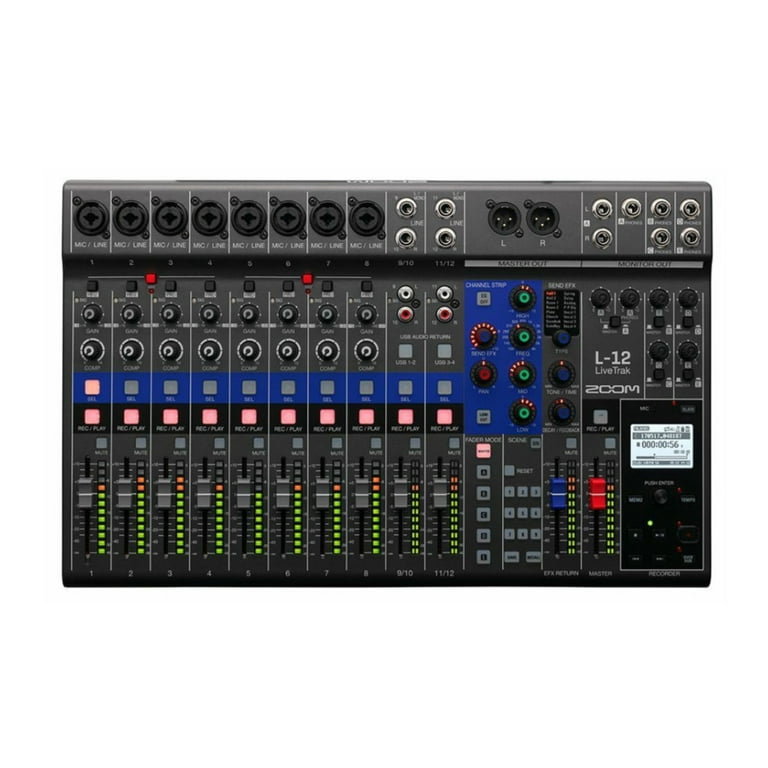 Zoom LiveTrak L-12 12-Channel Digital Mixer and Multitrack