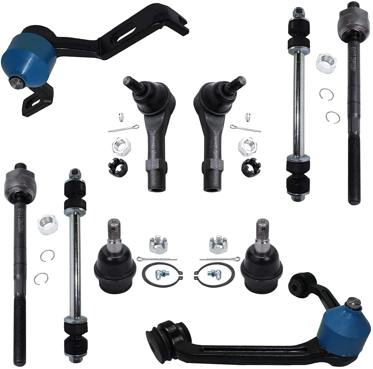 10pcs Suspension Kit Control Arms Ball Joints Tie Rod For Ford Ranger /& Explorer