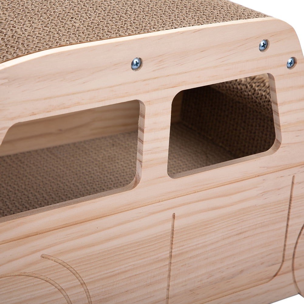 Canddidliike Cat Scratching Post Cardboard, Cat Scratcher Lounge, Scratch Pad with Catnip, Cat Bed Couch for House Canddidliike Cat Scratching Post Cardboard, Cat Scratcher Lounge, Scratch Pad with Catnip, Cat Bed Couch for House