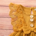 thumbnail image 3 of 3M-24M Infanr Baby Girls Bow Dress Toddler Kids Ruffle Lace Sleeveless Casual Party Dresses, 3 of 7