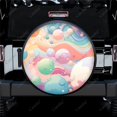 thumbnail image 1 of Motif Coloré Abstrait ic Polyester Universel Housse de Roue de Rechange pour Remorque RV SUV Camion Véhicule Récréatif, 1 of 5