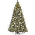thumbnail image 1 of Patiojoy 9' LED Lights Pre-lit Artificial Christmas Tree PVC Hinged Branches W/ 700 Warm White Lights, 1 of 10