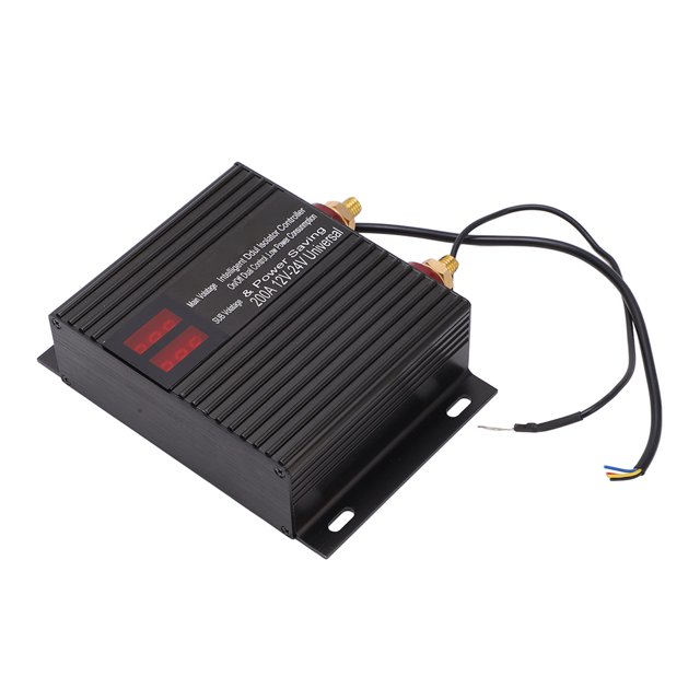 Dual Battery Isolator Kit, Smart Automatical Universal Battery Voltage Sensitive Relay 200A For Truck For Car For ATV