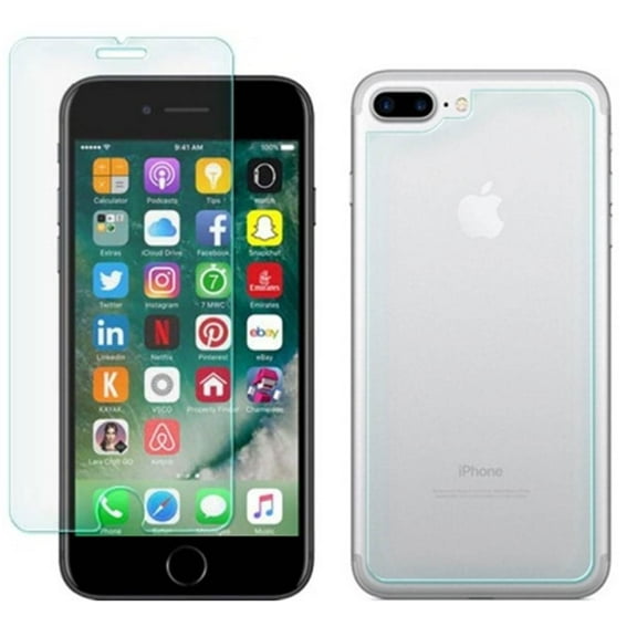 [2-Pack] For iPhone 7 Plus 5.5" - SuperGuardZ FULL BODY [Front   Rear] Tempered Glass Screen Protector, 9H, Anti-Scratch, Anti-Bubble, Anti-Fingerprint