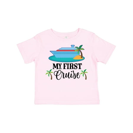 

Inktastic My 1st Cruise Vacation Trip Gift Toddler Boy or Toddler Girl T-Shirt