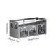 thumbnail image 2 of Organizador de especias de pared con 12 frascos rellenables para encimera de cocina. Solución para ahorrar espacio en el almacenamiento de condimentos para cocineros caseros. Aestivo | Negro, 2 of 7