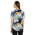 thumbnail image 5 of Inkmeso Elegant Printed Short Sleeves Casual Top For Womens Regular Fit Comfy Tee Tops, 5 of 7