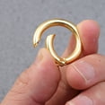 thumbnail image 4 of 20 Pcs Zinc Alloy Open Jump Rings Split Polished Plated Spring Rings Jewelry Making Findings 4.0x28MM (Golden), 4 of 5