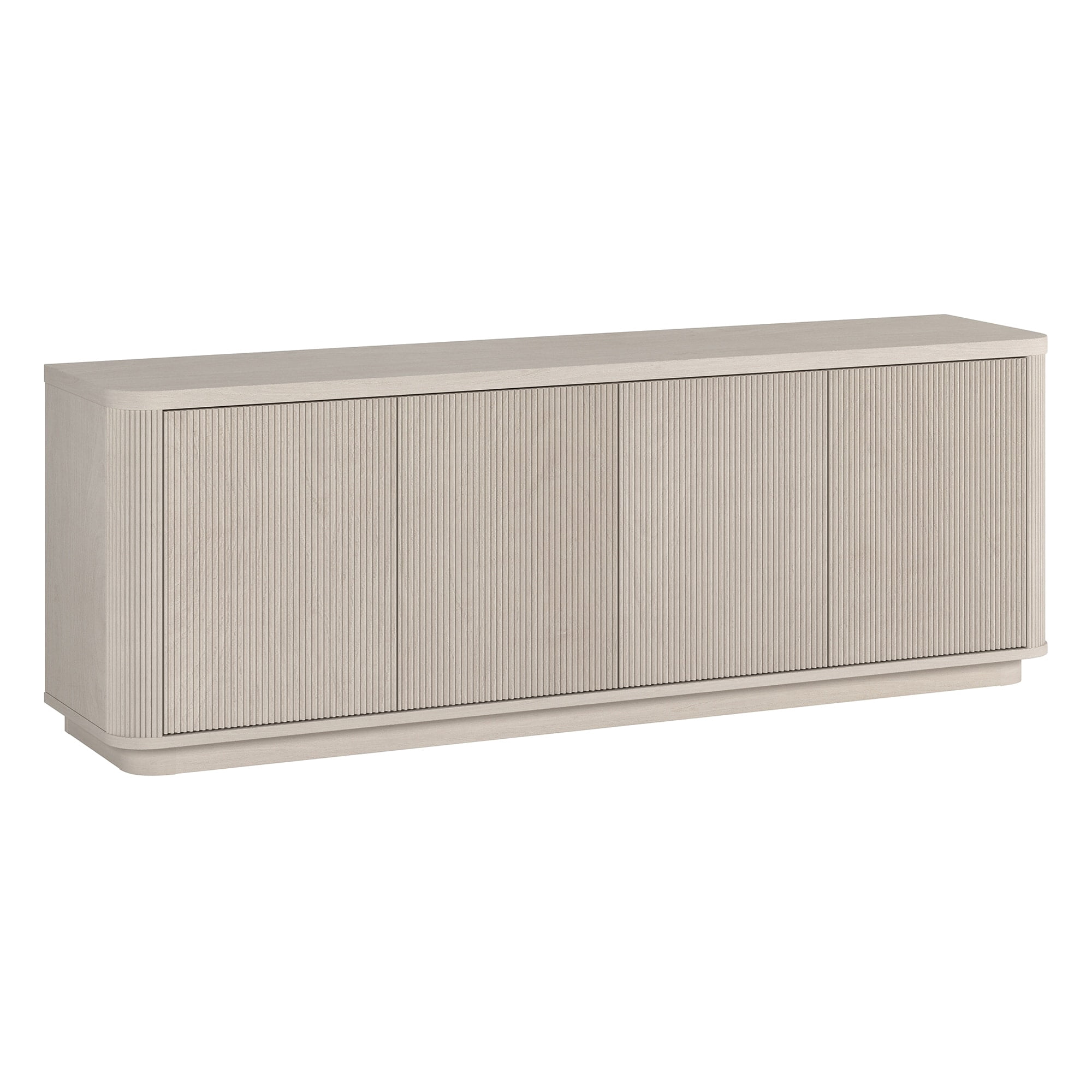 Heath & Cliff Easton Rectangular TV Stand for TV's up to 75" - 68" Wide Alder White