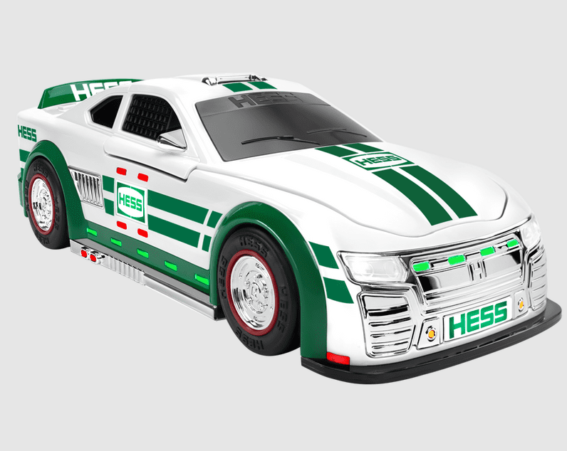 Hess Toy Truck 2025 Stock Car Racers, Annual Holiday 2-in-1 Race Car Duo Limited-Edition