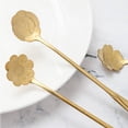 thumbnail image 3 of 8 Pieces Flower Spoon Dessert Spoon Set, Coffee Spoon Sugar Spoon Ice Cream Spoon Stirring Spoon , Reusable Stainless Steel Creative Dessert Spoon, 3 of 5