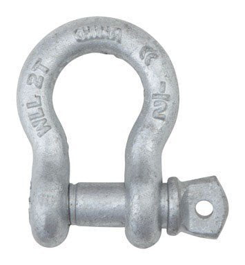 Pack of 1 WLL 2T CAMPBELL 1/2" Screw Pin Anchor Shackle x 
