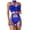 Blue, variant on Women'S Lingerie Set Lace Style Ribbon Doll Lingerie With Garter Belt One Leg Bodysuit Large Size Lace Underwear Two-Piece Set With Chest Buckle Plus Size Micro Bikini Mesh Tank Top Women Matching Bra