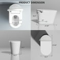 thumbnail image 6 of Smart Toilet with Auto Flush, Heated Seat, Bidet Wash, Foot Sensor, Warm Water & Dryer, 6 of 12