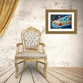 thumbnail image 3 of Retrorocket 24x17 Gold Ornate Wood Framed with Double Matting Museum Art Print Titled - Space Sight Seeing Bus, 3 of 4