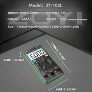 ZOYI 102L Automatic Range Inductance Multimeter Tester: Compact High-Precision Anti-Burn Digital Multimeter Tester with Multi Testers Function 60H-6mH