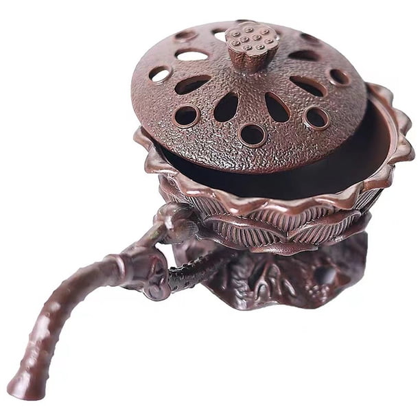 Difusor de aroma de aleación de zinc Censador Conveniente Suministro de incienso decorativo Suministro para el hogar