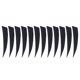 thumbnail image 2 of 12pcs 4 "Flecha de tiro con de goteo Flechas de plumas naturales Flecha Eje DIY DYNWAVEMX Piezas de Fletchings, 2 of 8