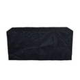 thumbnail image 3 of Calvin 52" Rectangle Metal Propane Fire Pit Table with Hidden Tank in Black Coral, 3 of 9