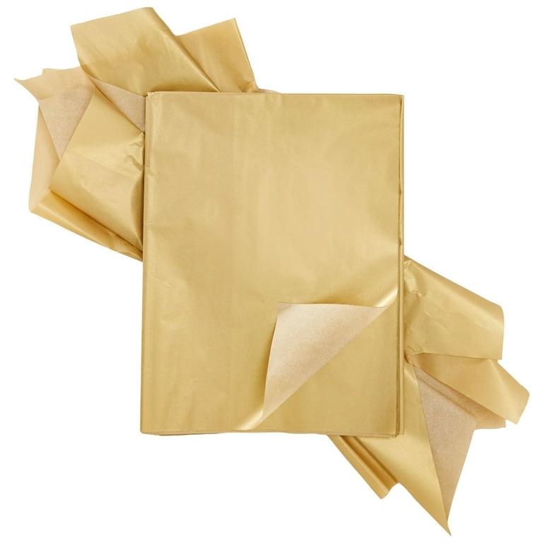 Gold Tissue Paper for Gift Wrapping Bags and Birthday Party (60 Sheets, 20  x 26 In) 