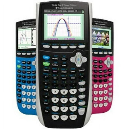 TI-84 Plus C Silver Edition Graphing Calculator