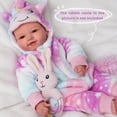 thumbnail image 3 of Muñeca Babeside realista de 43 cm con accesorios de más de 3 años, 3 of 9