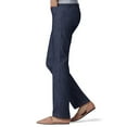 thumbnail image 3 of Women's Lee Secretly Shapes Twill Straight-Leg Pants Black, 3 of 5