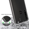 thumbnail image 4 of Case for Moto G Power, Clear [Aquaflex] Transparent Flexible TPU [Shock Absorbing] Cover for Motorola Moto G Power, 4 of 5