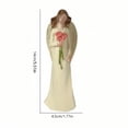 thumbnail image 3 of Mothers Day Gifts Clearance! 1Pc Girl Flower Fairy Angel Ornament Resin Statue Art Craft for Bookshelf Home Living Room Office Desk Decor Room Tabletop Display Entryway Decor Winter Christmas New, 3 of 6