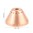 thumbnail image 3 of Coupe-Plasma Bouclier Tasse Consommables Plasma pour Torche de Coupe MAX125 Consommables 420168, 3 of 8