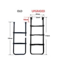thumbnail image 4 of JumpTastic Trampoline Ladder, Universal Trampoline Ladder Accessories 3-Step Ladder Skid-Proof Wide Step Easy Assembly, 4 of 5
