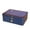 C, variant on Deyuer 1 Set Tin Box with Lock Key Convenient Desktop Storage Box Vintage Style Jewelry Storage Case for Home