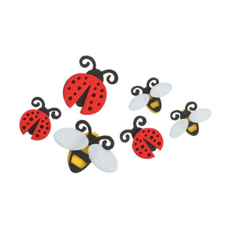 - Felt Stickers Lady Bug Bees 18Pc