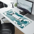 thumbnail image 2 of "Desk Mouse Pad: Extra Large Topographic Pattern, Non-Slip Rubber Base for Comfort and Style - Enhance Your Desk Decor Now", 2 of 7