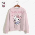 thumbnail image 3 of Sudadera con capucha de otoño HELLO KITTY, sudadera fina y elegante para mujer, jerséis Harajuku, moda coreana, camisetas de manga larga a juego, ropa de calle, 3 of 5